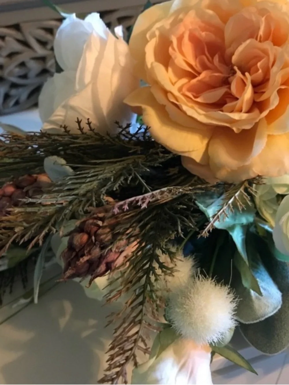 Bohemian Wedding Bridal Bridesmaid Bouquet Faux Flowers NEW Final Sale